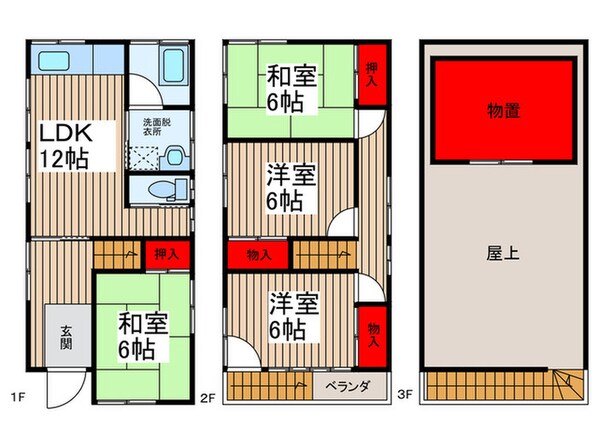 たなホーム北松戸戸建の物件間取画像